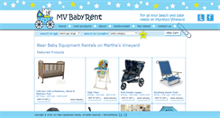 Desktop Screenshot of mvbabyrent.com